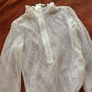 ASOS white FishNet Bodysuit